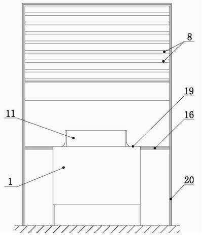 Cooling tower silencing structure