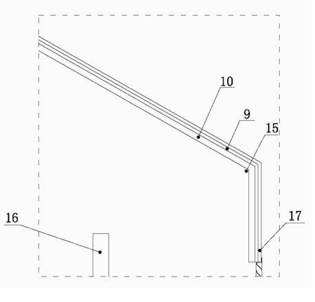 Cooling tower silencing structure