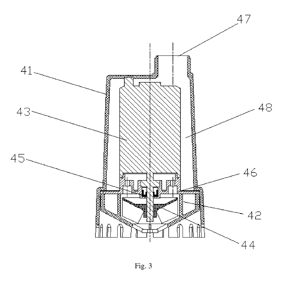 Combined sump pump with a backup pump structure