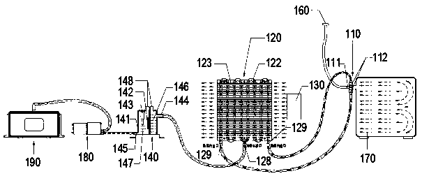 Steam condensing and recovering system