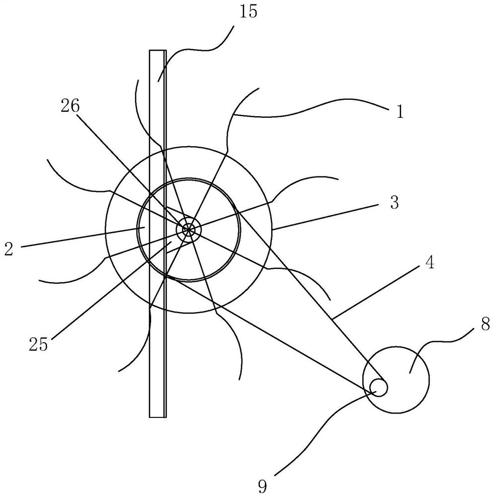 Small horizontal shaft roller type breeze wind power generation device