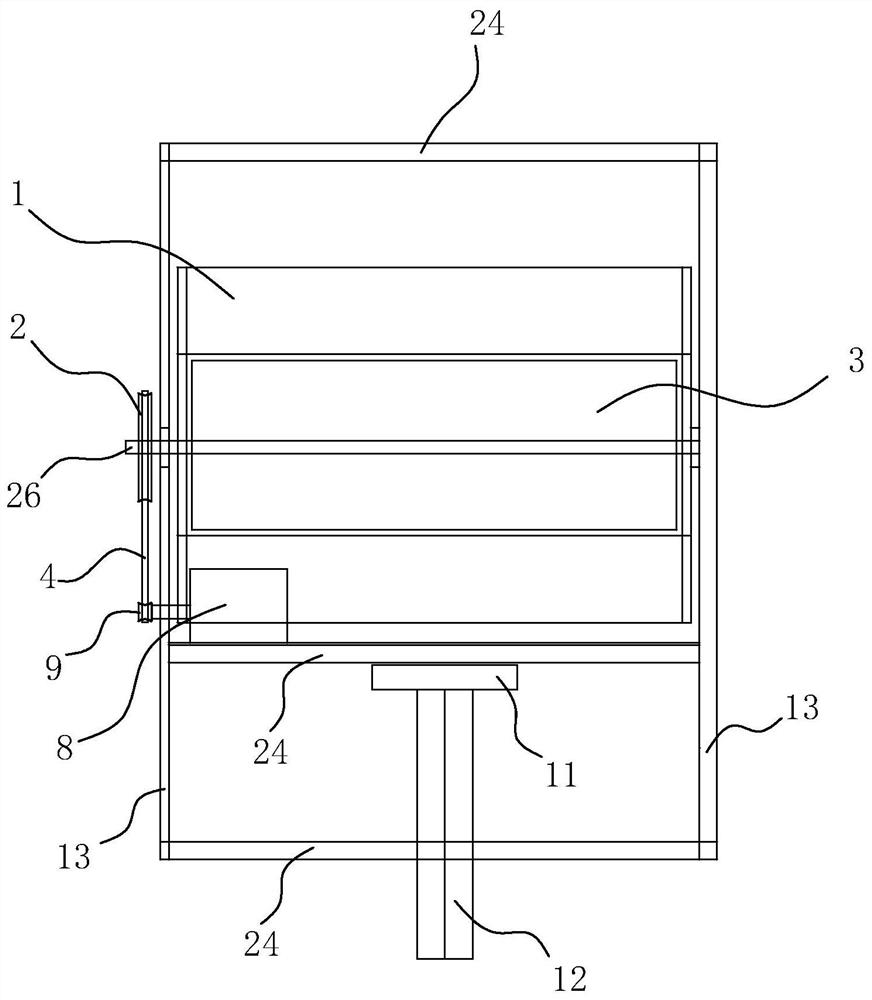 Small horizontal shaft roller type breeze wind power generation device