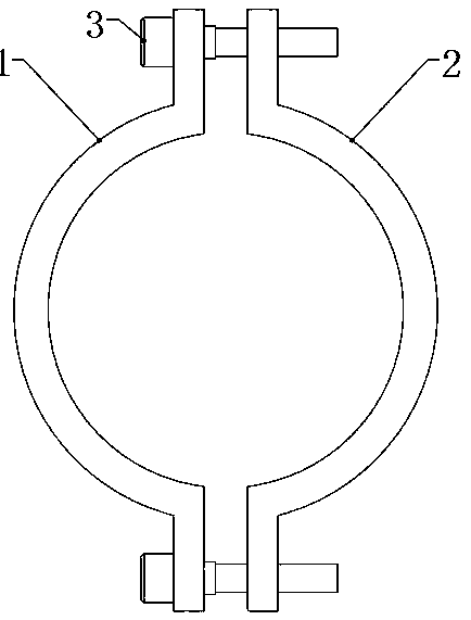 Block stator press-fitting shell device