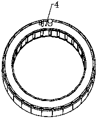 Block stator press-fitting shell device