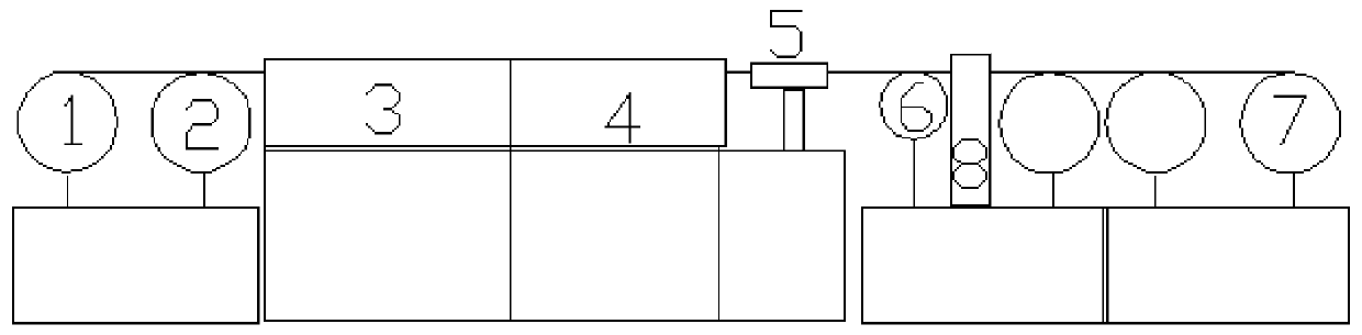 Machining device and method for controlling size of tungsten molybdenum wire