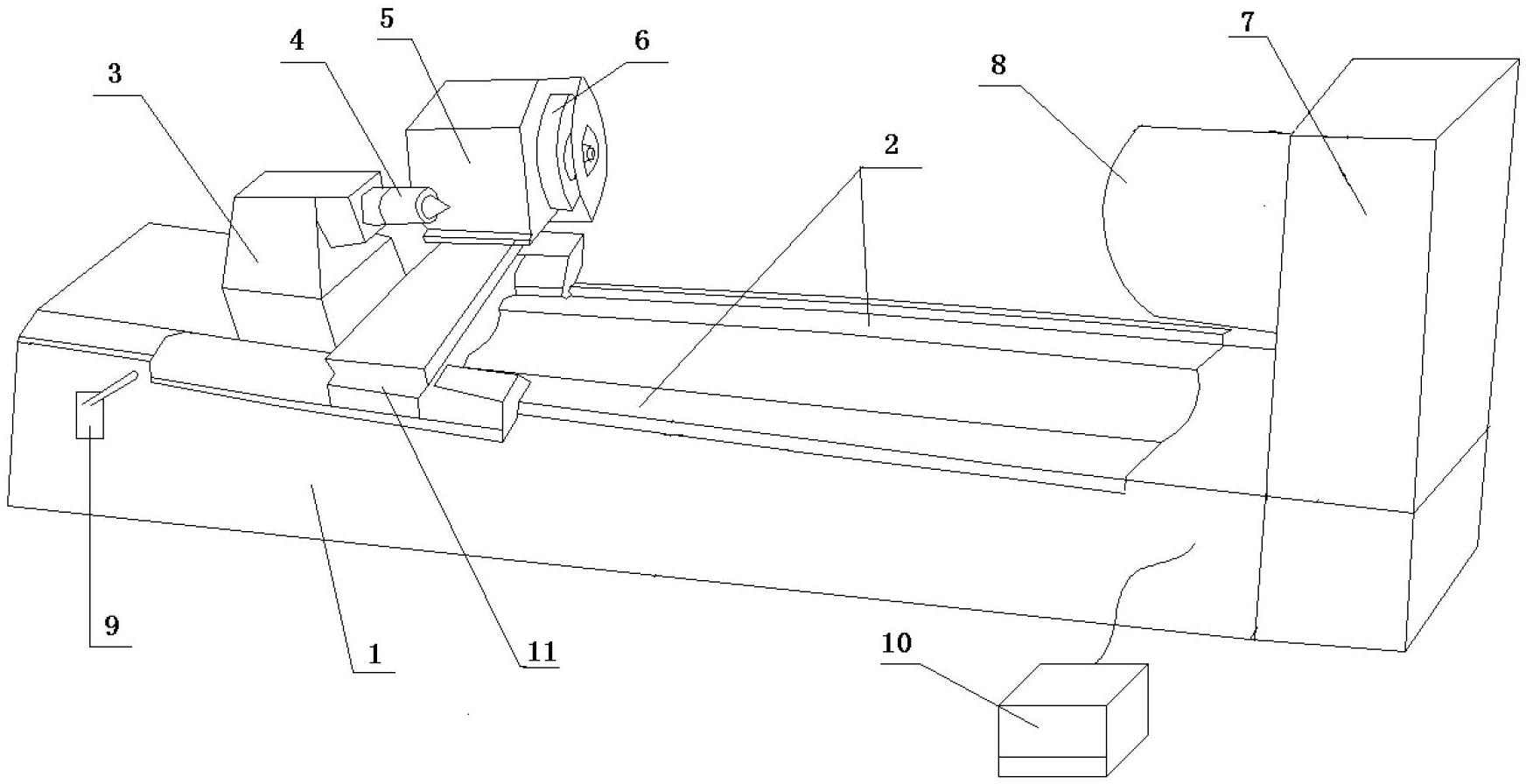 Rubber roll grinding device