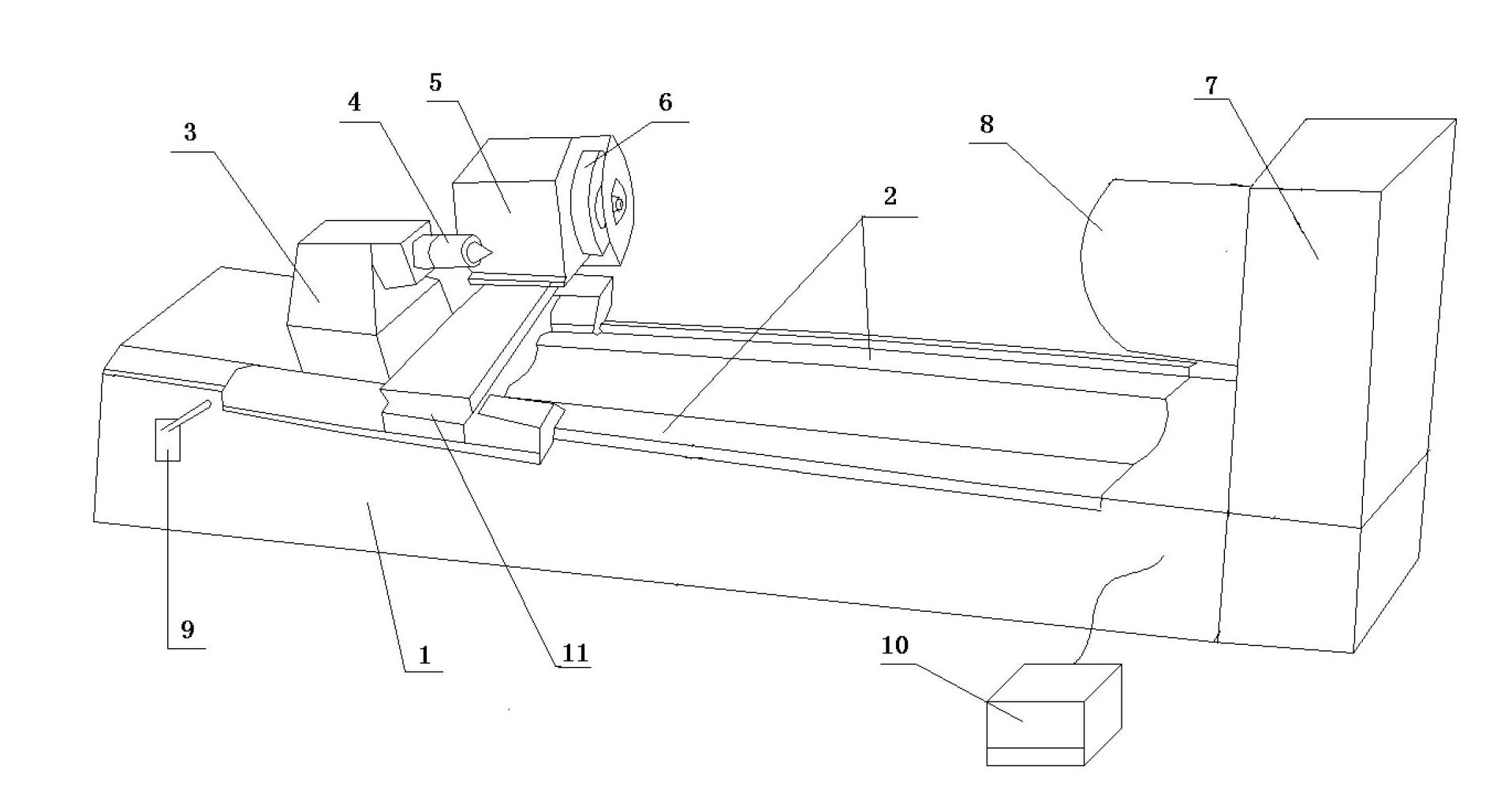 Rubber roll grinding device