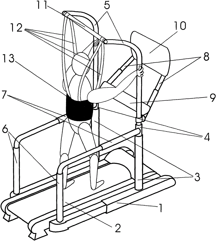 Telescopic and folding type bi-directional electronic treadmill capable of preventing sport injuries