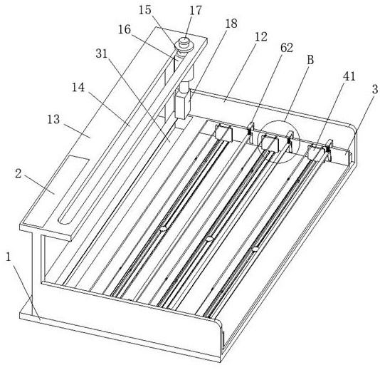 Drawing binding device with deviation rectifying structure for industrial design