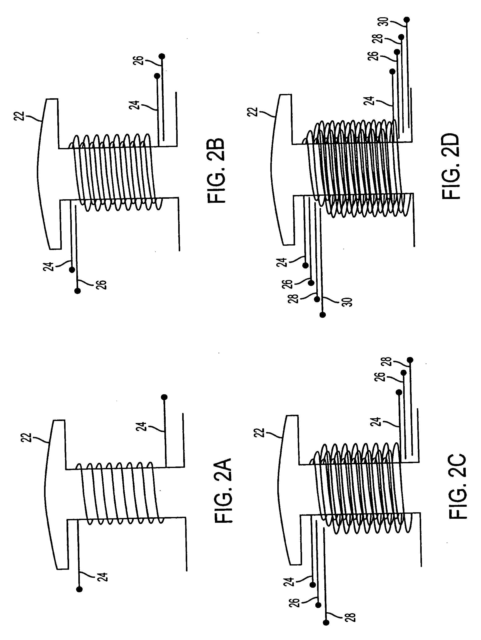 Motor stator having transposed winding layers