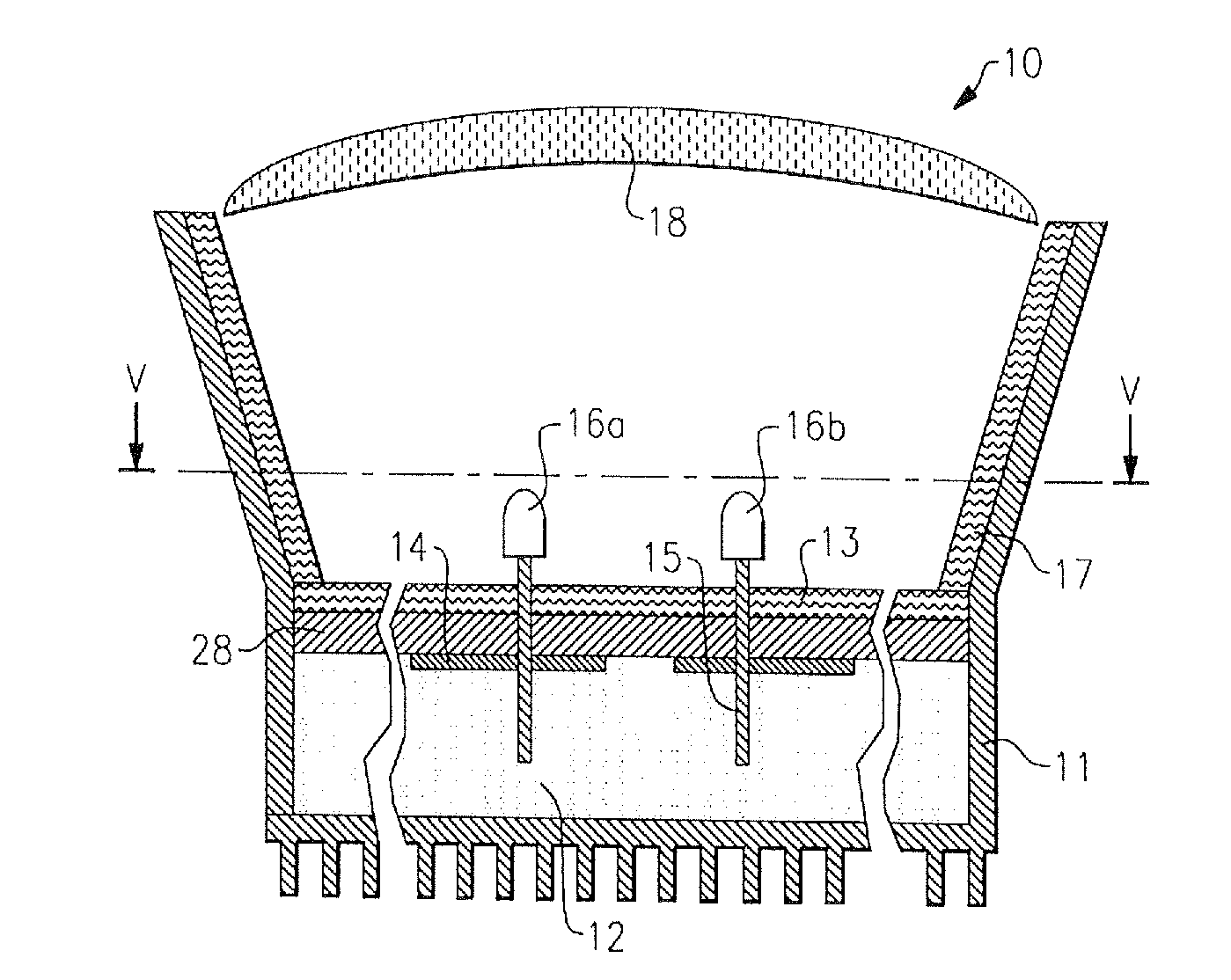 High efficiency lighting device including one or more solid state light emitters, and method of lighting