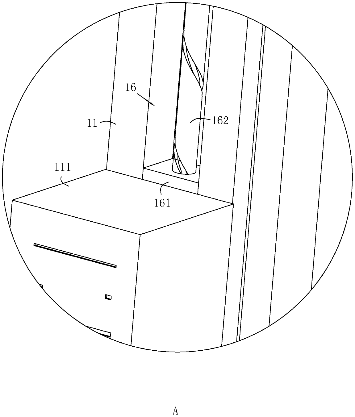 Asphalt mixture smoke concentration detection device and method