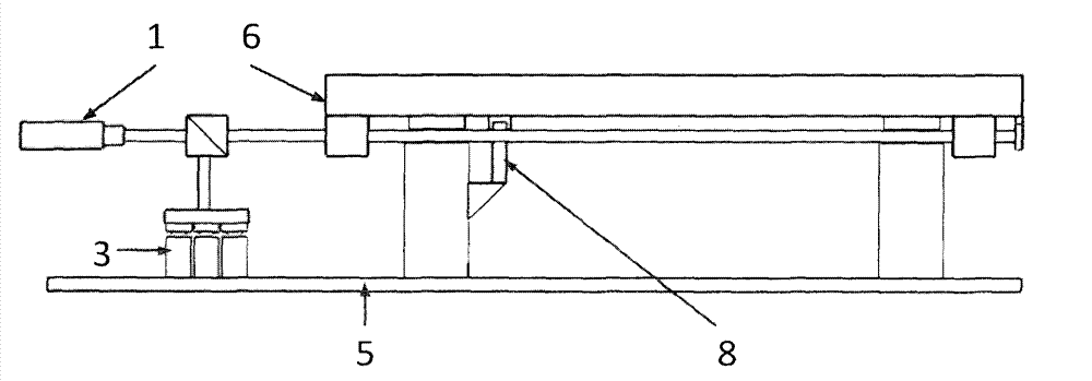 Air floatation vibration isolation platform on basis of air floatation zero-position reference and laser auto-collimation measurement