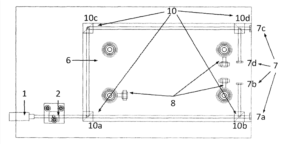 Air floatation vibration isolation platform on basis of air floatation zero-position reference and laser auto-collimation measurement