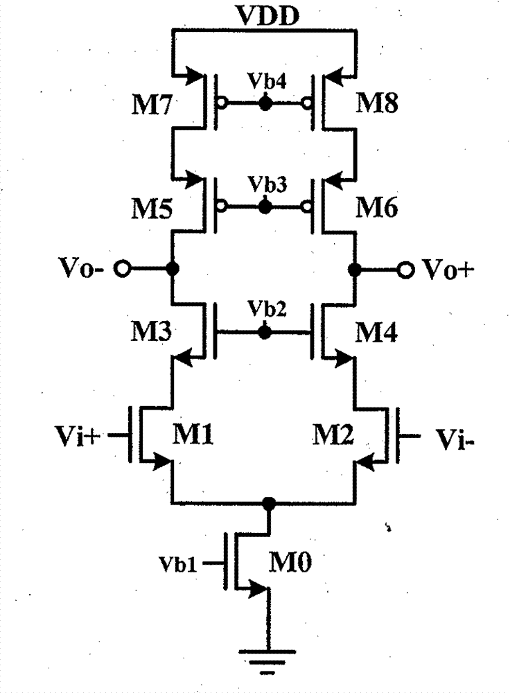 Switch-type operational amplifier with low power consumption and large oscillation range