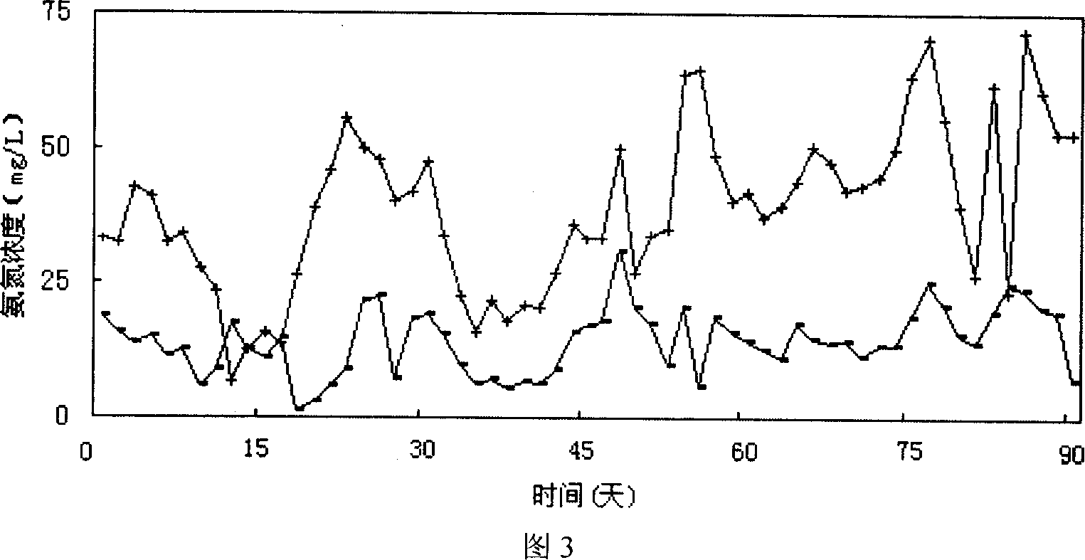 Advanced treatment method for carbonization wastewater