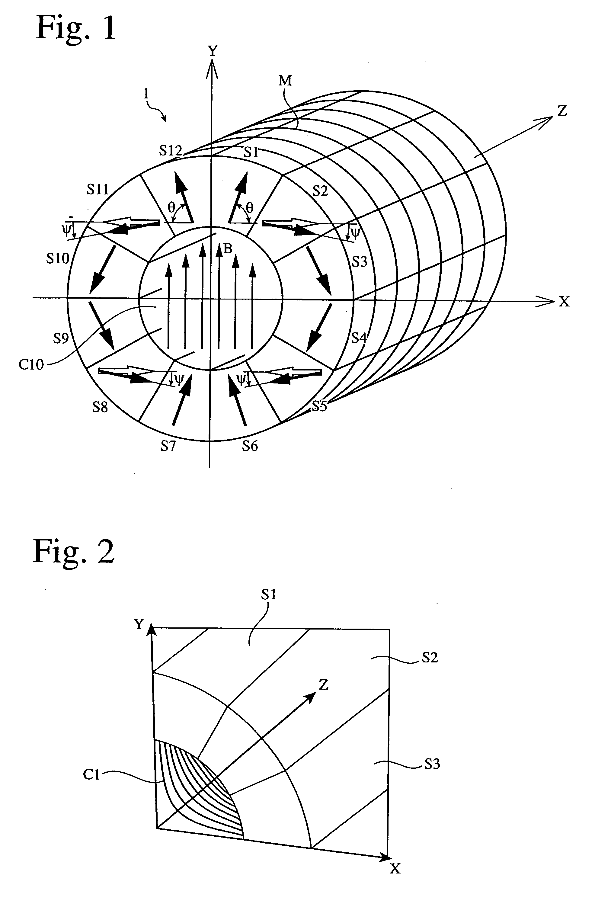 Magnetic-field-generating apparatus and magnetic field orientation apparatus using it