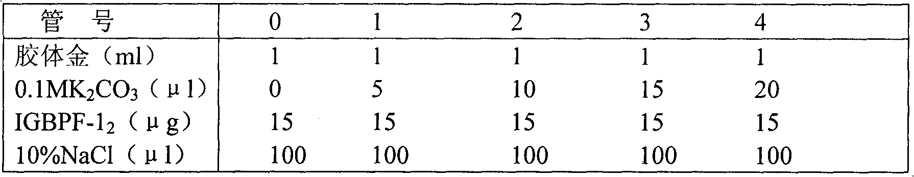 Detection kit for premature rupture of fetal membranes and preparation method thereof