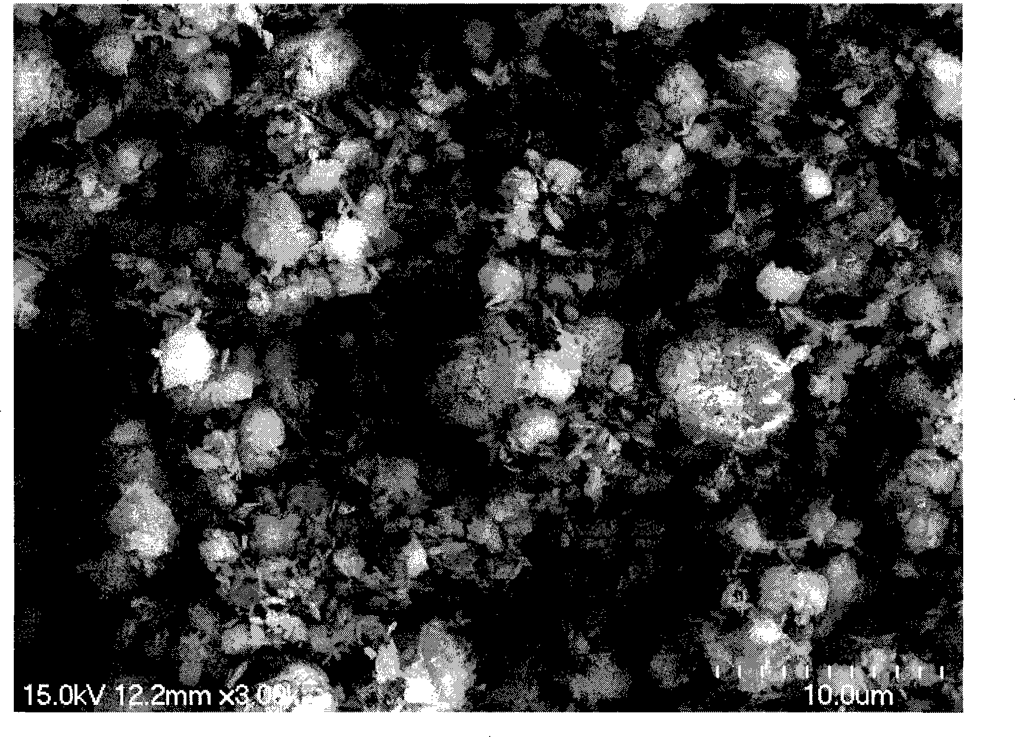 Titania coating kaolinite compound powder and method for preparing same