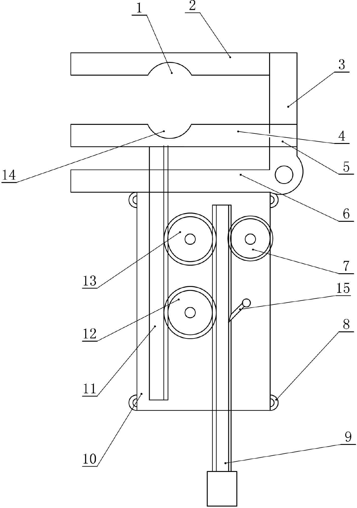 Fast self locking type grounding wire clamp