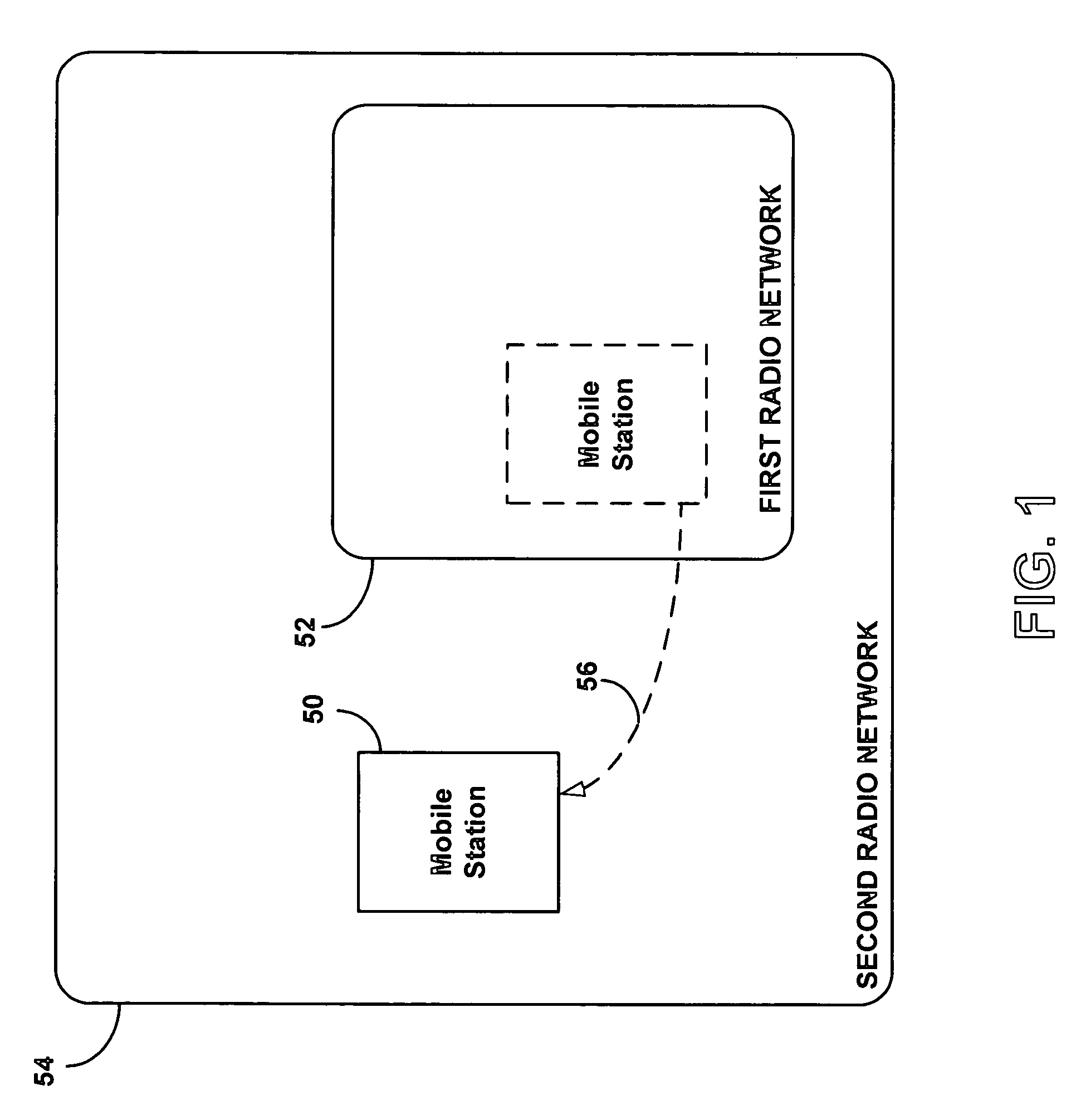 Method and system for asymmetric handoff of wireless communication sessions