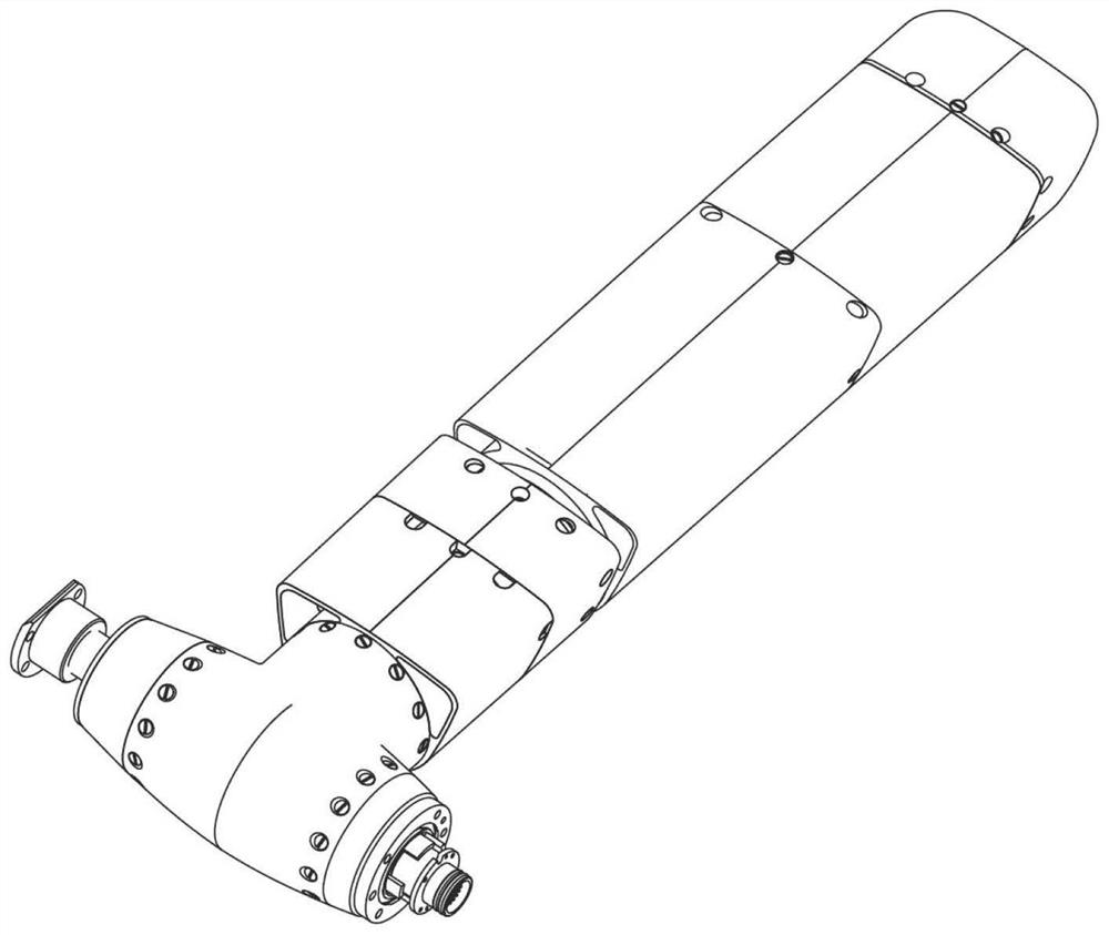 Communication system based on underwater mast