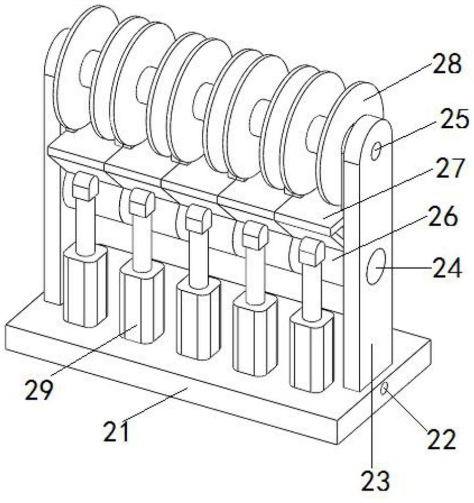 A cable retractable adjustment mechanism