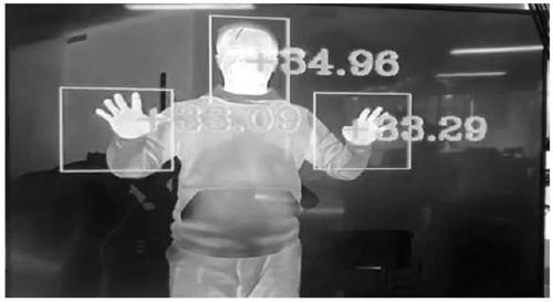 Human body temperature detection method, system and device and thermal infrared image processor