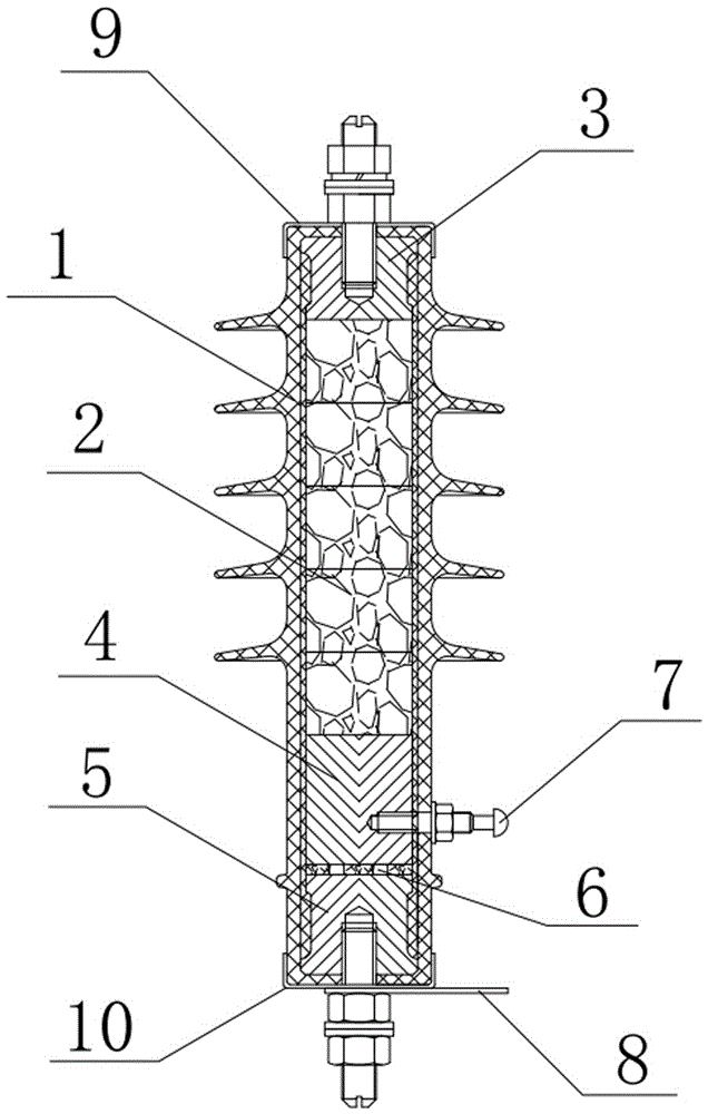 Surge arrester with leakage current measurement function