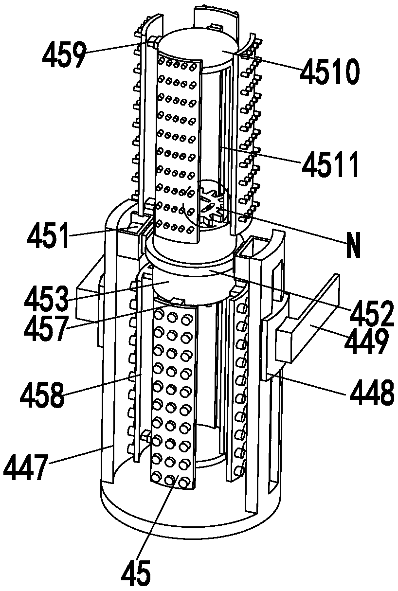 Plastic part inner wall intelligent treatment equipment and plastic part inner wall surface treatment method