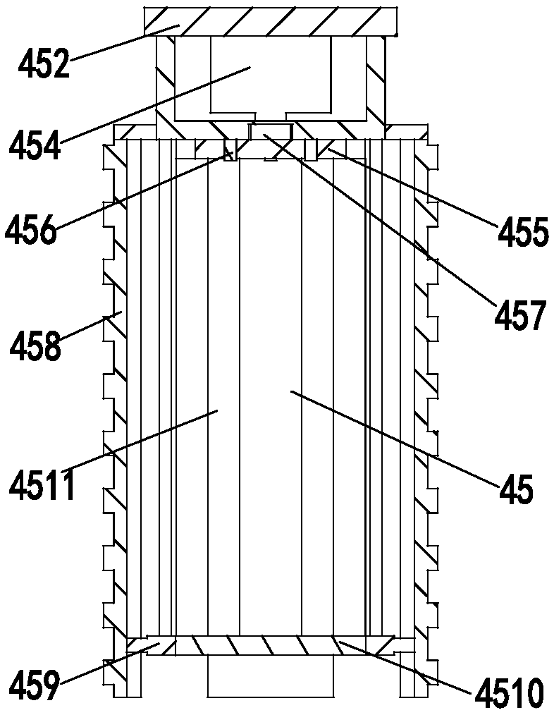 Plastic part inner wall intelligent treatment equipment and plastic part inner wall surface treatment method