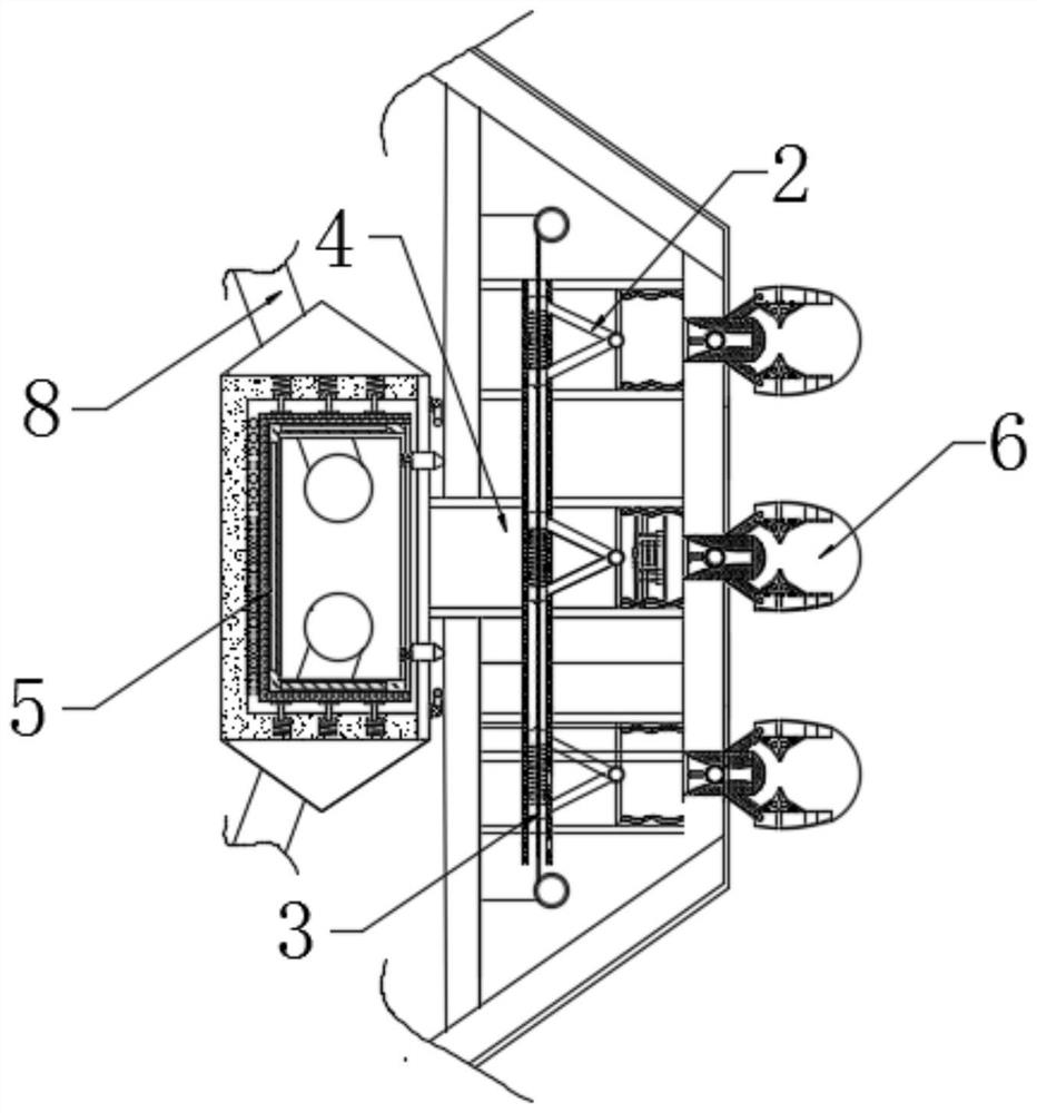 Intelligent manufacturing equipment for avoiding raw material blockage and pollution of asphalt material channel