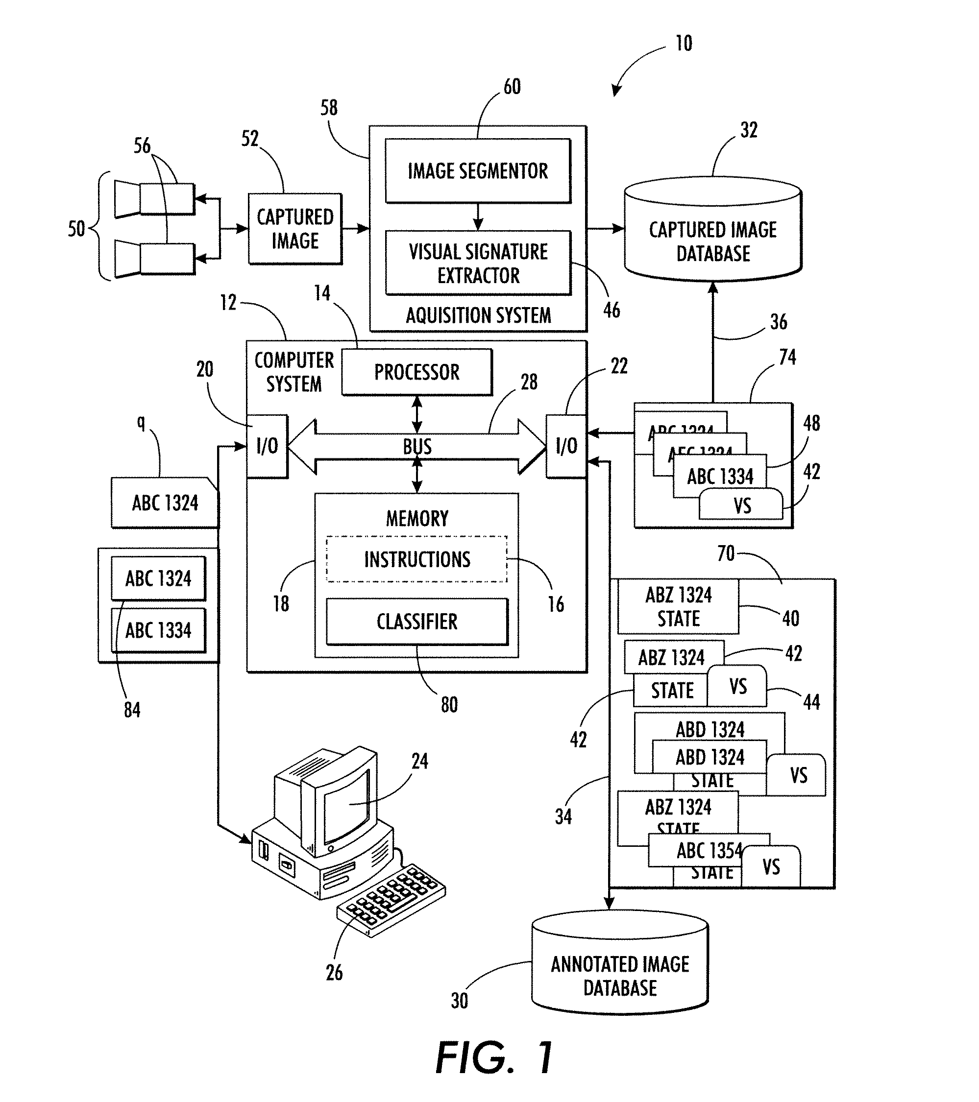 Text-based searching of image data