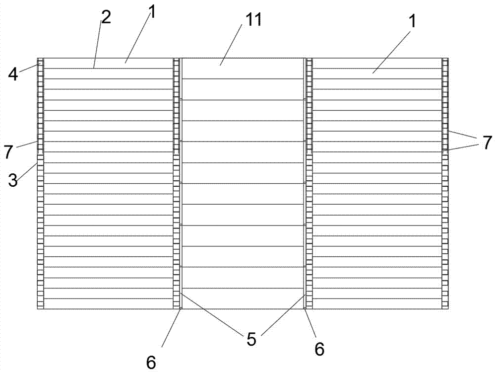 Thermal insulation combined decorating plate for indoor use