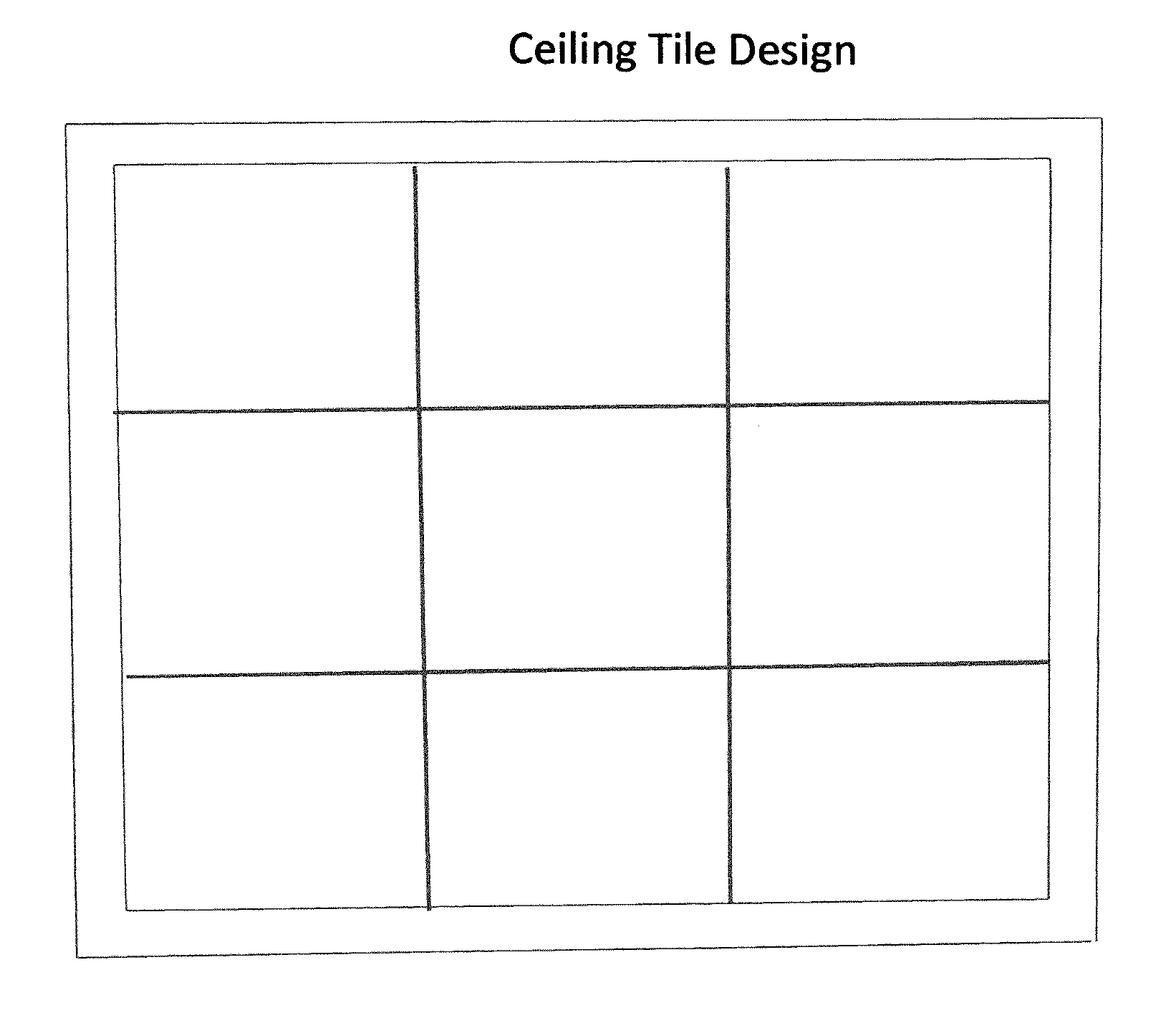 Apparatus and method of making a nonwoven ceiling tile and wall panel