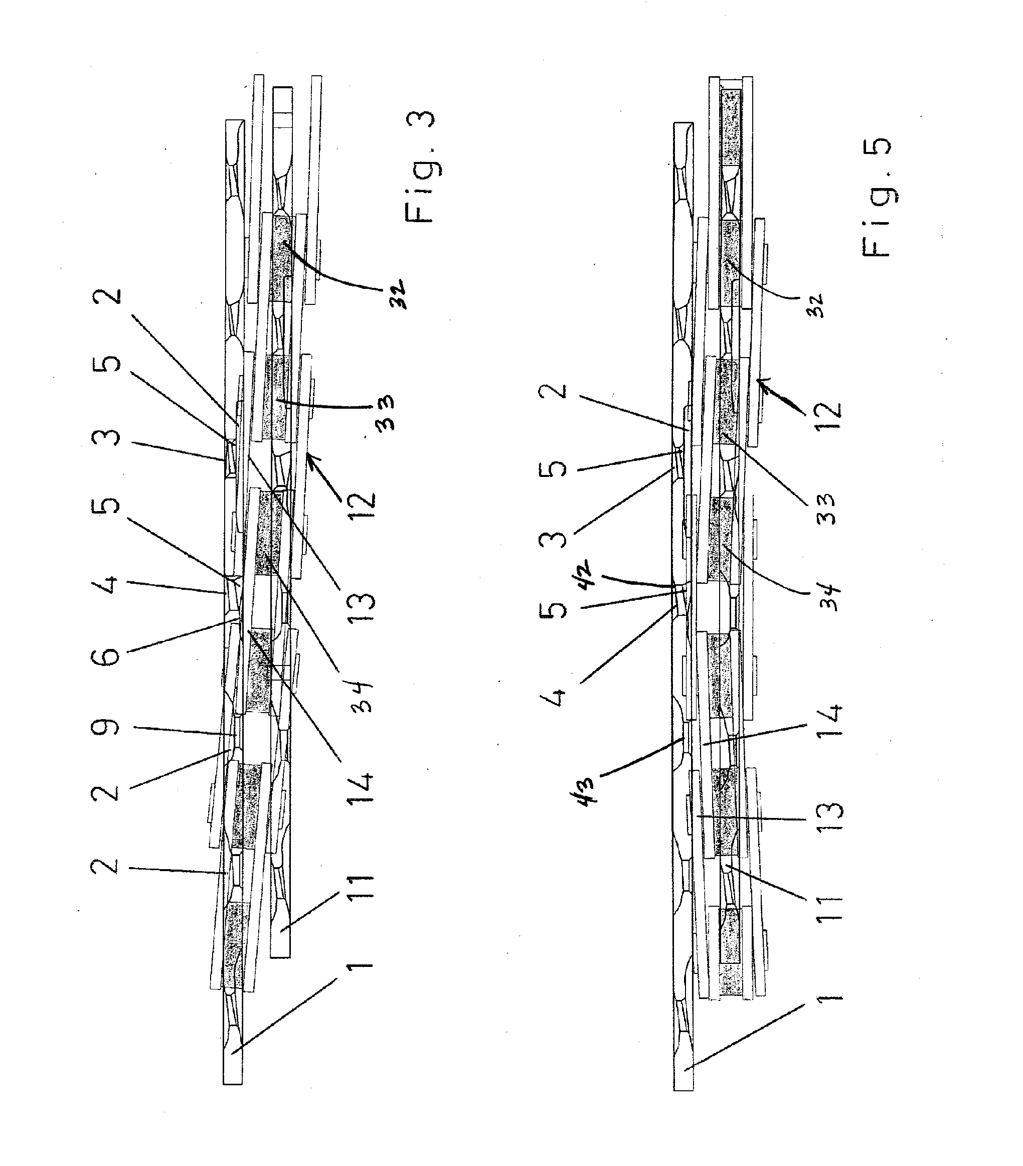 Low-noise chainwheel