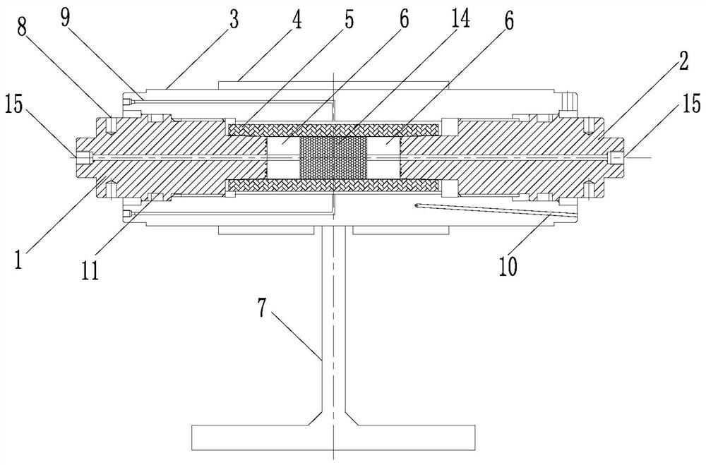 High-temperature and high-pressure clamp holder and using method thereof