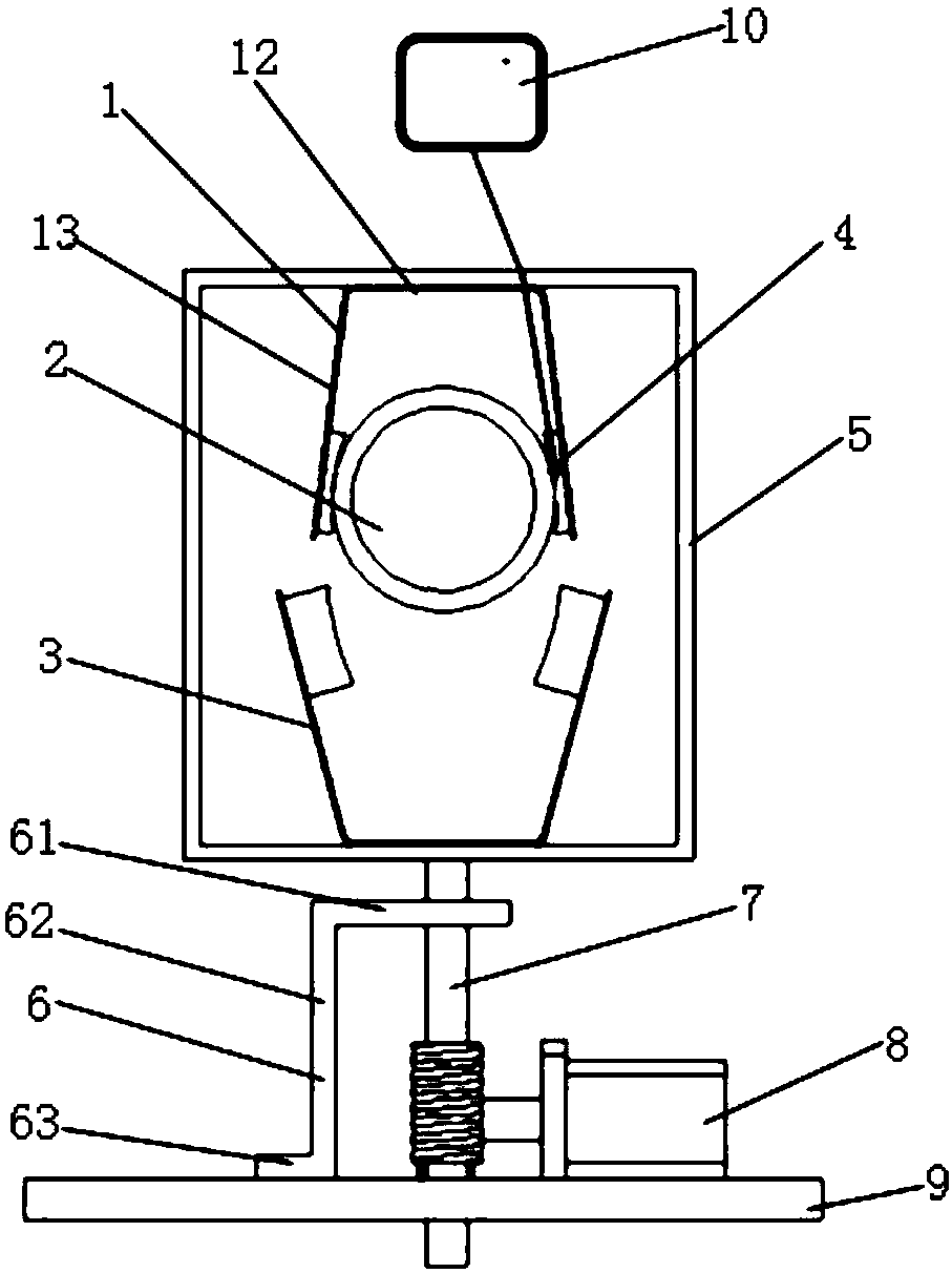 Conductive sliding ring brush holder system capable of automatic switching and working method thereof