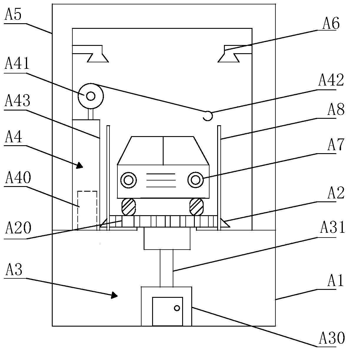 Scraped car disassembling system