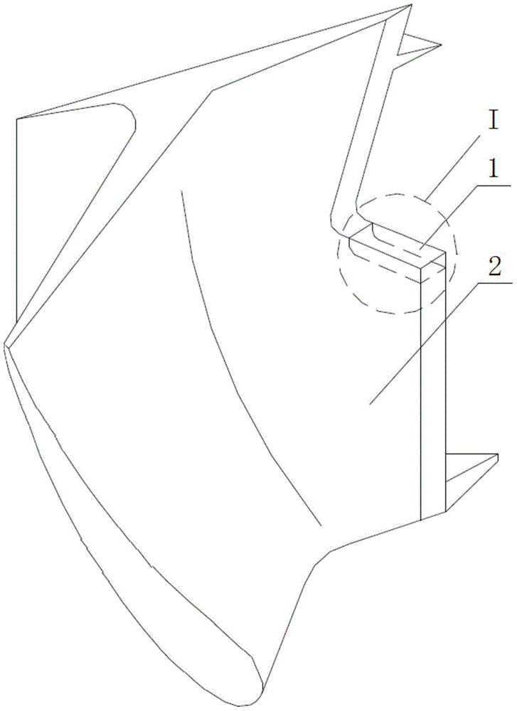 Turbine blade sawtooth shroud wear-proof layer preparation method