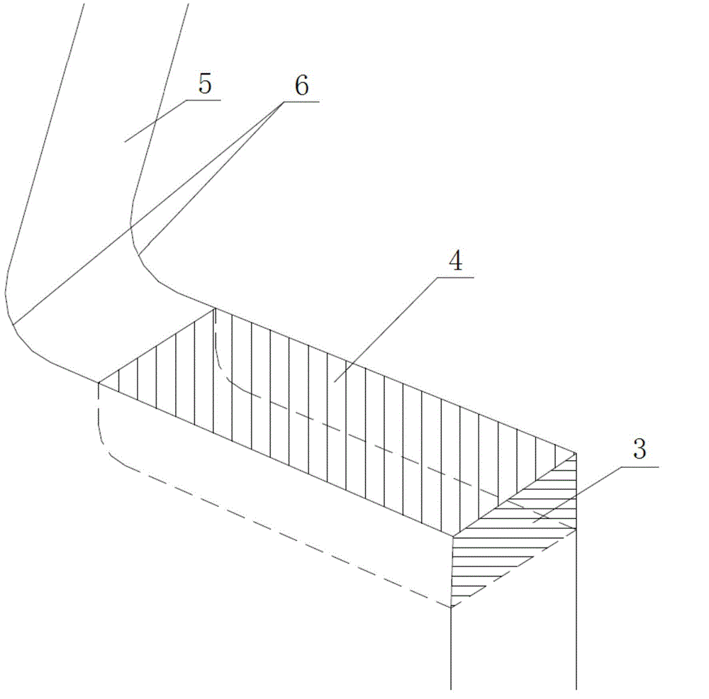 Turbine blade sawtooth shroud wear-proof layer preparation method