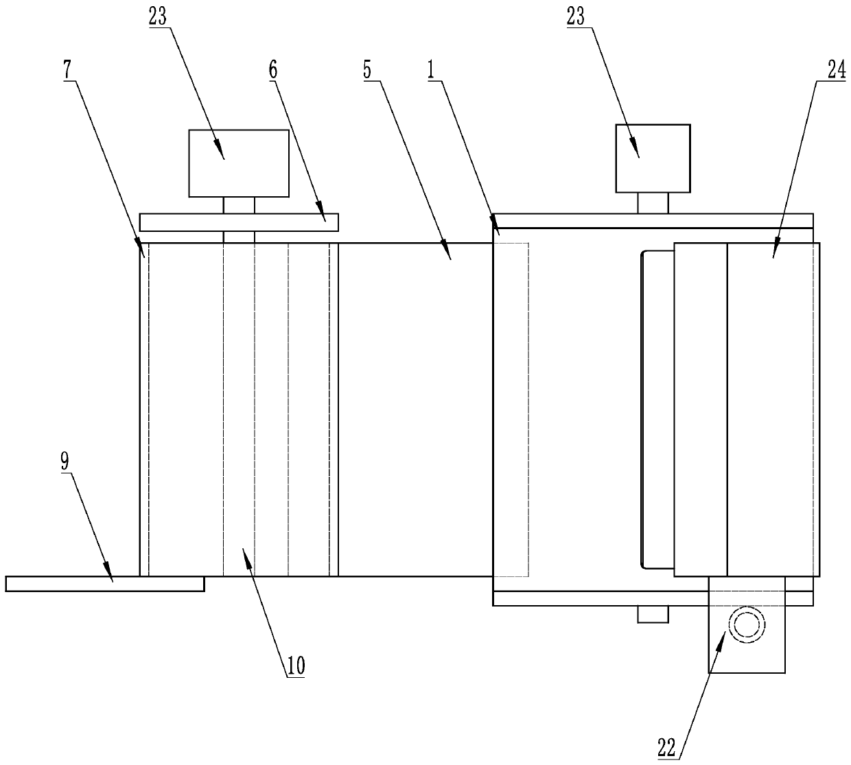 Continuous pancake machine