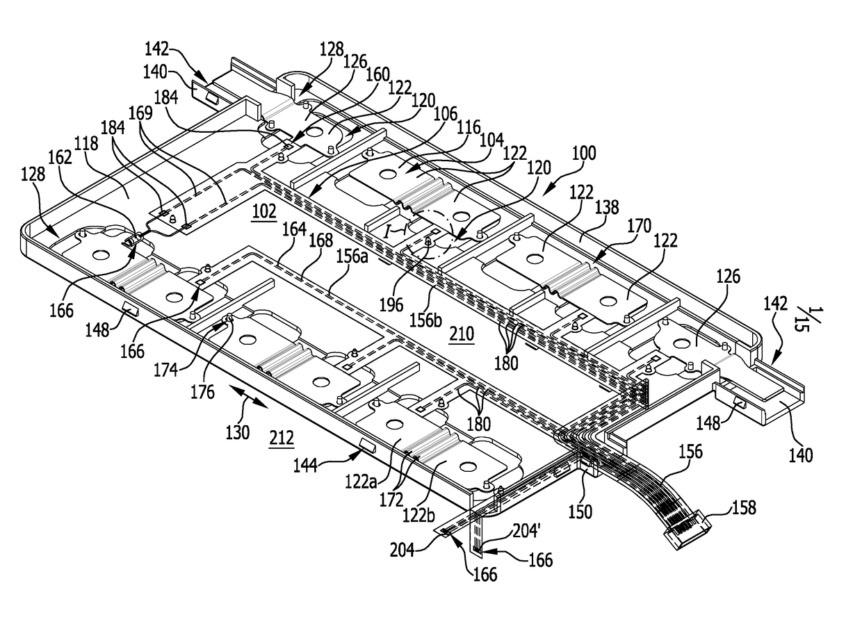 Cell contact-making system for an electrochemical device