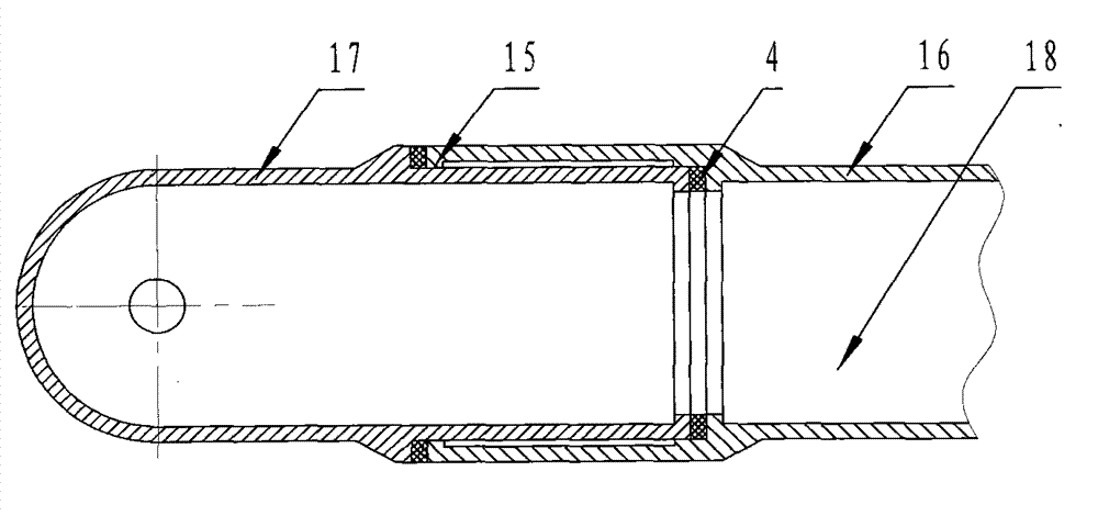 Buffering guide method by reciprocating impact reactive force and vibration isolation mining machine