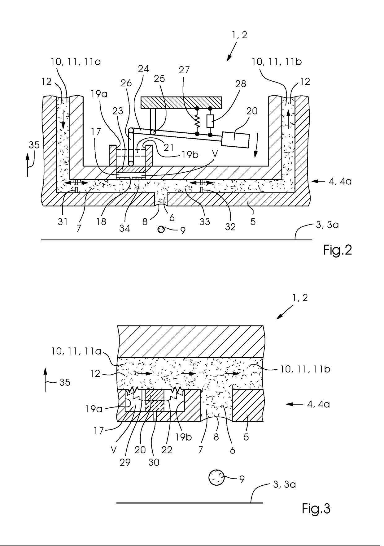 Device for printing ink onto printing material