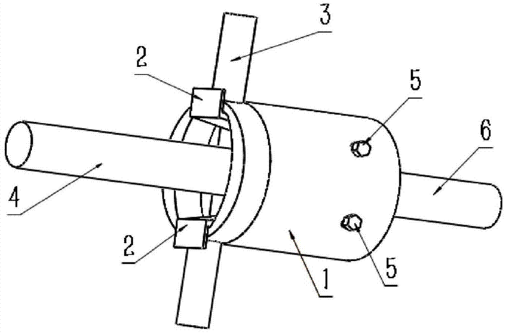 A device for quick disconnection of a cable or rod