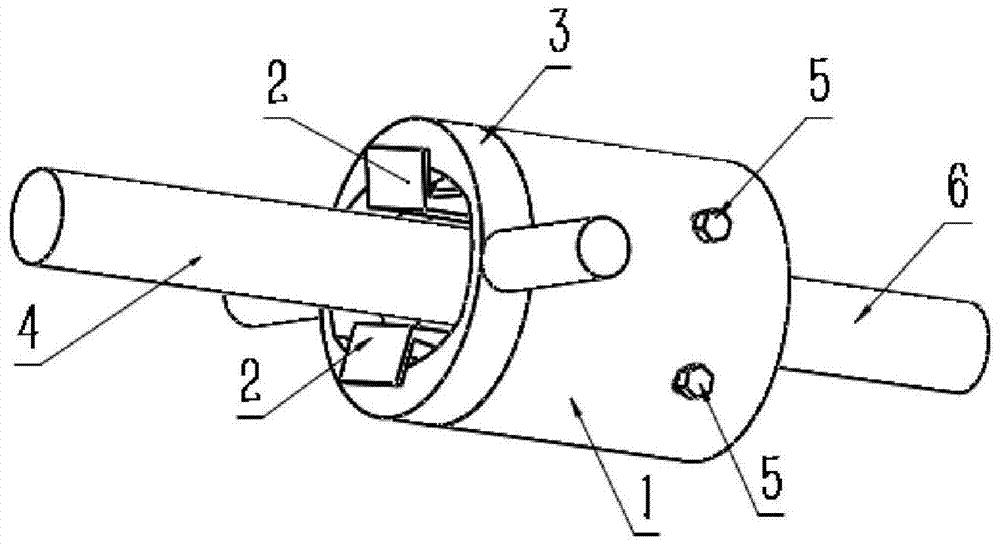 A device for quick disconnection of a cable or rod