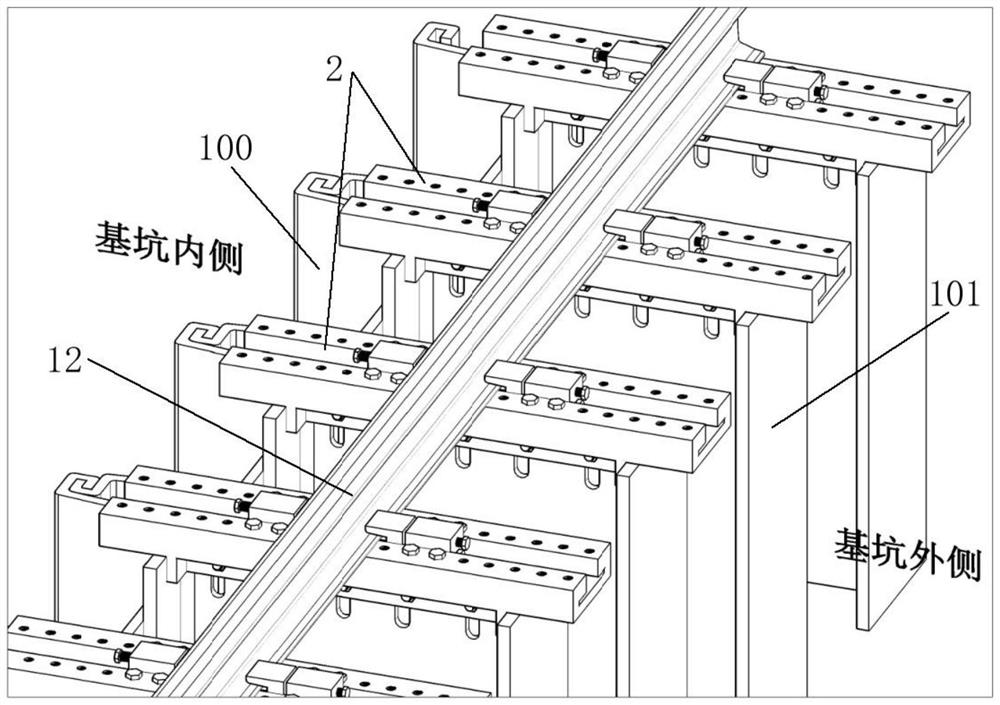 Underground comprehensive pipe gallery construction equipment and method