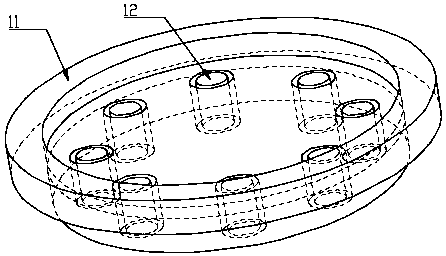 A self-breathing microbial fuel cell device based on anode array distribution