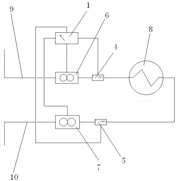 Measurement system and measurement method for heating water loss